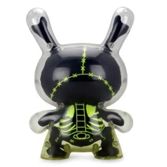 Kidrobot Gashadokuro 8 Plush Guts Dunny Art Figure - Black Edition